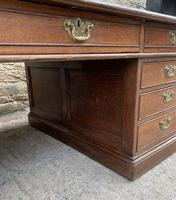 Huge Antique Victorian Oak Partners Desk (12 of 24) Huge Antique Victorian Oak Partners Desk (12 of 24)