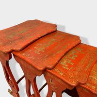Crutsy Nest of 4 Chinese Red Lacquered Tables (10 of 13) Crutsy Nest of 4 Chinese Red Lacquered Tables (10 of 13)