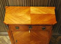 Rare English Tulipwood Commode / Side Cabinet (5 of 7) Rare English Tulipwood Commode / Side Cabinet (5 of 7)