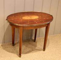 Low Inlaid Oval Table (2 of 9) Low Inlaid Oval Table (2 of 9)