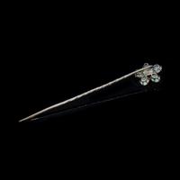 Boxed Antique Natural Opal & Spinel Silver Stick Pin Brooch (5 of 9) Boxed Antique Natural Opal & Spinel Silver Stick Pin Brooch (5 of 9)