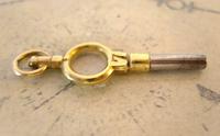 Antique Pocket Watch Chain Fob 1890 Victorian Brass & Steel Swivel Key Size 7 (9 of 9) Antique Pocket Watch Chain Fob 1890 Victorian Brass & Steel Swivel Key Size 7 (9 of 9)