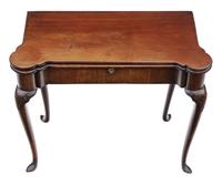 Georgian George II C1750 Inlaid Mahogany Folding Card or Tea Table (2 of 12) Georgian George II C1750 Inlaid Mahogany Folding Card or Tea Table (2 of 12)