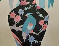 Large Original Japanese Inspired Floral Still Life Watercolour Painting (8 of 12) Large Original Japanese Inspired Floral Still Life Watercolour Painting (8 of 12)