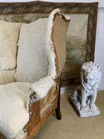 Large Wingback Armchair for Recovering (4 of 10) Large Wingback Armchair for Recovering (4 of 10)