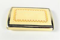 Quality Austrian Solid Silver & Enamel with Gold & Ruby Leaf Design Snuff Box (8 of 12) Quality Austrian Solid Silver & Enamel with Gold & Ruby Leaf Design Snuff Box (8 of 12)