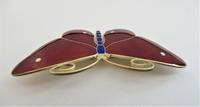 Marius Hammer Silver Gilt & Enamel Butterfly Brooch c.1920 (7 of 10) Marius Hammer Silver Gilt & Enamel Butterfly Brooch c.1920 (7 of 10)