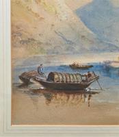 Large Lake in Italy - Beautiful 1930s Watercolour Landscape Painting (4 of 9) Large Lake in Italy - Beautiful 1930s Watercolour Landscape Painting (4 of 9)