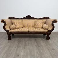 Antique 19th Century Good Quality Sofa In Mahogany (1 of 14)