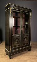 French Napoleon III Inlaid Brass Bookcase (6 of 11) French Napoleon III Inlaid Brass Bookcase (6 of 11)