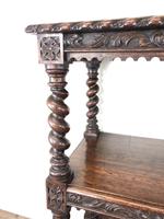 Antique Victorian Carved Oak Three Tier Display Shelves (8 of 10) Antique Victorian Carved Oak Three Tier Display Shelves (8 of 10)