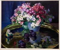 Very Pretty Oil on Board “Phlox” by Edward Hartley Mooney (4 of 4) Very Pretty Oil on Board “Phlox” by Edward Hartley Mooney (4 of 4)