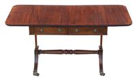19th Century Inlaid Mahogany Folding Sofa Table (7 of 9) 19th Century Inlaid Mahogany Folding Sofa Table (7 of 9)