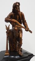 Antique French Slate Mantel Clock 8-Day Striking Gilt Spelter Figural Mantle Clock (5 of 8) Antique French Slate Mantel Clock 8-Day Striking Gilt Spelter Figural Mantle Clock (5 of 8)