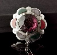 Victorian Scottish Agate & Amethyst Brooch, Sterling Silver (5 of 11) Victorian Scottish Agate & Amethyst Brooch, Sterling Silver (5 of 11)