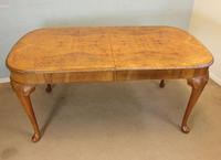 Burr Walnut Queen Anne Style Extending Dining Table c.1930 (2 of 13) Burr Walnut Queen Anne Style Extending Dining Table c.1930 (2 of 13)