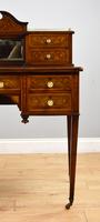 Edwardian Mahogany & Marquetry Writing Table by Jas Shoolbred (12 of 18) Edwardian Mahogany & Marquetry Writing Table by Jas Shoolbred (12 of 18)