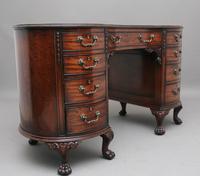 Superb Quality Edwardian Mahogany Kidney Shaped Desk (11 of 12) Superb Quality Edwardian Mahogany Kidney Shaped Desk (11 of 12)