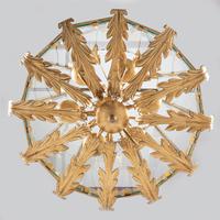 Large French Gilt Metal & Glass Six Light Lantern (6 of 6) Large French Gilt Metal & Glass Six Light Lantern (6 of 6)