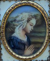 Fabulous early 1900s Italian Miniature Oil Portrait Painting - Stunning Frame!' (2 of 11) Fabulous early 1900s Italian Miniature Oil Portrait Painting - Stunning Frame!' (2 of 11)