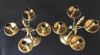 Pair of Arts & Crafts Brass 4 Branch Rise & Fall Candelabra (3 of 7) Pair of Arts & Crafts Brass 4 Branch Rise & Fall Candelabra (3 of 7)