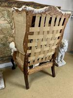 Large Wingback Armchair for Recovering (10 of 10) Large Wingback Armchair for Recovering (10 of 10)