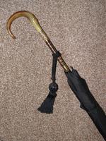 Antique Repousse Gold Plated Umbrella with Black Canopy by Kendall (6 of 16) Antique Repousse Gold Plated Umbrella with Black Canopy by Kendall (6 of 16)