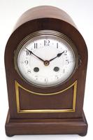 Fine Edwardian Mahogany Balloon Clock Brass Inlay Striking Mantel Clock (2 of 9) Fine Edwardian Mahogany Balloon Clock Brass Inlay Striking Mantel Clock (2 of 9)