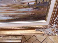 Large Oil on Canvas Marine Seascape Listed Artist Bill Haines (3 of 13) Large Oil on Canvas Marine Seascape Listed Artist Bill Haines (3 of 13)