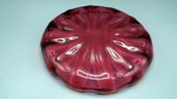 Late Victorian Cranberry Glass Card Tray / Trinket Dish - Val St Lambert (3 of 6) Late Victorian Cranberry Glass Card Tray / Trinket Dish - Val St Lambert (3 of 6)