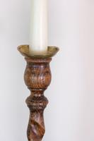 Pair of 1930's Oak Spiral Turned Candlesticks (9 of 11) Pair of 1930's Oak Spiral Turned Candlesticks (9 of 11)