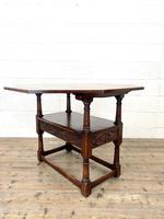 Large Early 20th Century Antique Oak Monk’s Seat (8 of 10) Large Early 20th Century Antique Oak Monk’s Seat (8 of 10)