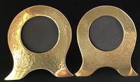 Pair of Brass Art Nouveau Easel Photo Frames (3 of 4) Pair of Brass Art Nouveau Easel Photo Frames (3 of 4)