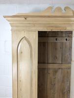 Antique Pine Wardrobe with Mirror (3 of 11) Antique Pine Wardrobe with Mirror (3 of 11)