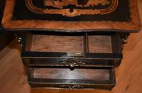Striking 19th Century French Ebonised & Marquetry Side Table c.1880 (8 of 18) Striking 19th Century French Ebonised & Marquetry Side Table c.1880 (8 of 18)
