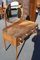 1940s Walnut Dressing Table with Central Mirror (2 of 4) 1940s Walnut Dressing Table with Central Mirror (2 of 4)