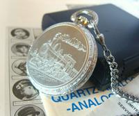 Vintage Pocket Watch 1970s Railroad 9ct White Gold Plated Swiss & West Germany Nos (8 of 12) Vintage Pocket Watch 1970s Railroad 9ct White Gold Plated Swiss & West Germany Nos (8 of 12)