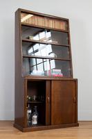1930s Vintage Oak Glazed Bookcase Cabinet (15 of 16) 1930s Vintage Oak Glazed Bookcase Cabinet (15 of 16)