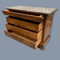 Figured Walnut Marble Top Commode (8 of 9) Figured Walnut Marble Top Commode (8 of 9)