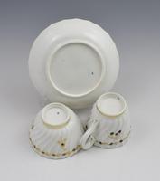 Flight Period Worcester Porcelain Spiral Fluted Trio, Tea Bowl, Cup & Saucer (8 of 9) Flight Period Worcester Porcelain Spiral Fluted Trio, Tea Bowl, Cup & Saucer (8 of 9)