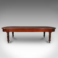Large 8 Seat Antique Library Table, Mahogany, Boardroom, Dining, Victorian, 1850 (5 of 6) Large 8 Seat Antique Library Table, Mahogany, Boardroom, Dining, Victorian, 1850 (5 of 6)