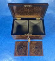 Victorian Tunbridge Ware Twin Section Tea Caddy (11 of 18) Victorian Tunbridge Ware Twin Section Tea Caddy (11 of 18)