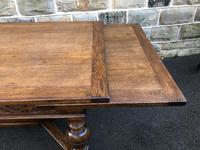 Large Antique Oak 10ft 6" Extending Dining (8 of 12) Large Antique Oak 10ft 6" Extending Dining (8 of 12)