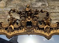 Large Victorian Gilt Overmantel Mirror (12 of 20) Large Victorian Gilt Overmantel Mirror (12 of 20)