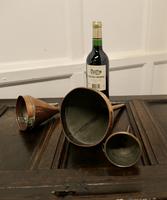 19th Century Copper Ale & Wine Funnel Set (5 of 5) 19th Century Copper Ale & Wine Funnel Set (5 of 5)
