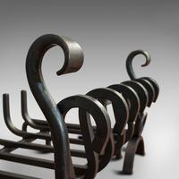 Antique Fireside Set, English, Fire Basket, Andirons, Back, Victorian c.1900 (6 of 12) Antique Fireside Set, English, Fire Basket, Andirons, Back, Victorian c.1900 (6 of 12)