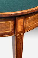 Late 18th Century Mahogany D Shaped Card Table (4 of 6) Late 18th Century Mahogany D Shaped Card Table (4 of 6)