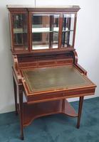 Edwardian Inlaid Mahogany Bonheur Du Jour Desk (2 of 7) Edwardian Inlaid Mahogany Bonheur Du Jour Desk (2 of 7)