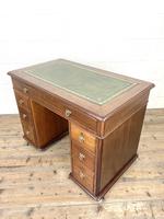 Small Antique Mahogany KneeHole Desk (7 of 9) Small Antique Mahogany KneeHole Desk (7 of 9)