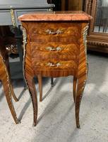 Pair of French Bedside Cabinets with Brass Detailing (2 of 5) Pair of French Bedside Cabinets with Brass Detailing (2 of 5)